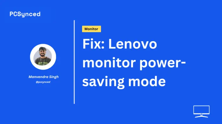 how to get your monitor off power saving mode